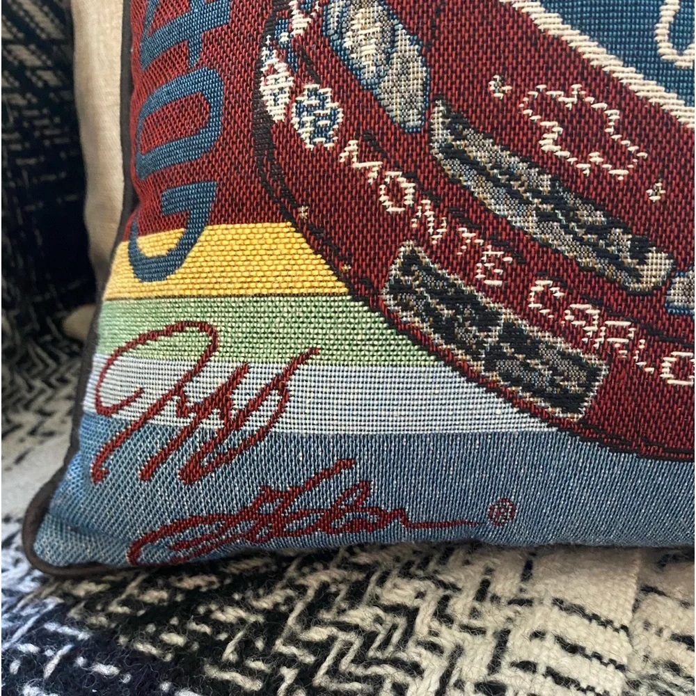 LIKE NEW VINTAGE—Vintage 1999 Jeff Gordon NASCAR Throw Pillow